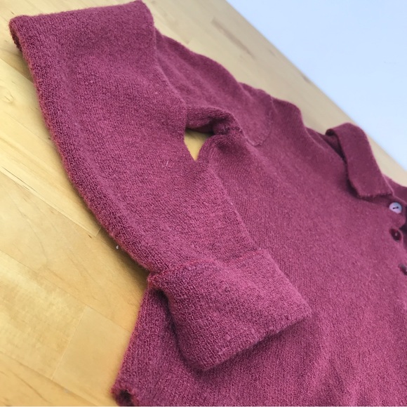 SOLD: Vintage GAP Cropped Sweater Cardigan Medium Wool Blend Made in Italy - Picture 7 of 14